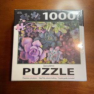 Puzzle 🧩 Succulent 1000 piece puzzle. New